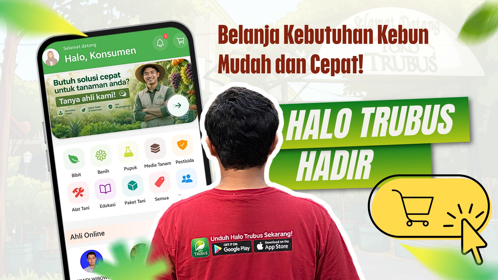 Cara Mudah Belanja Keperluan Berkebun Lewat Halo Trubus